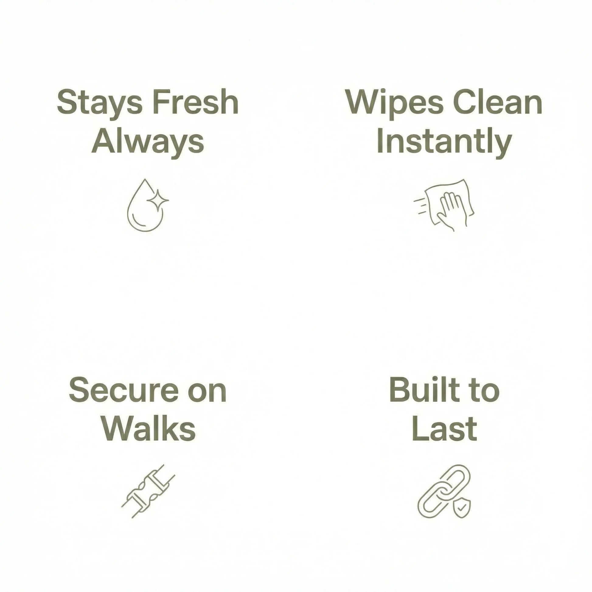 Country Green Waterproof Biothane Metal Clasp Dog Collar - Collared Creatures LTD