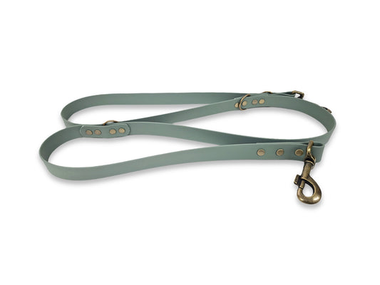 Green Biothane Dog Training Lead – Waterproof, Wipeable & Handmade in UK