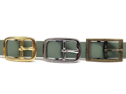 Country Green Waterproof Biothane Buckle Dog Collar