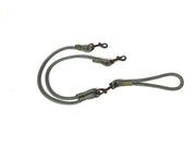 Handmade Rope Split / Double Dog Lead  Country Green