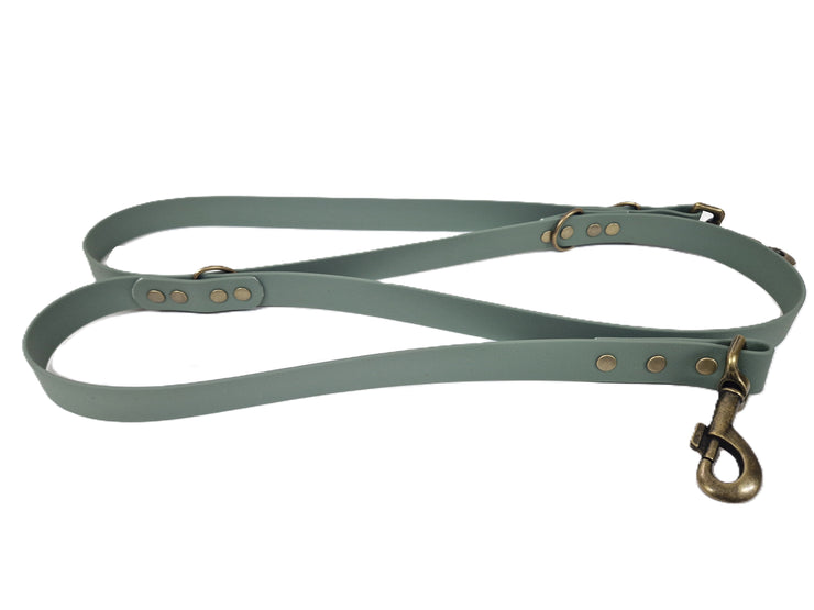 Country Green Waterproof / Biothane Dog Training Lead Handmade in Yorkshire UK