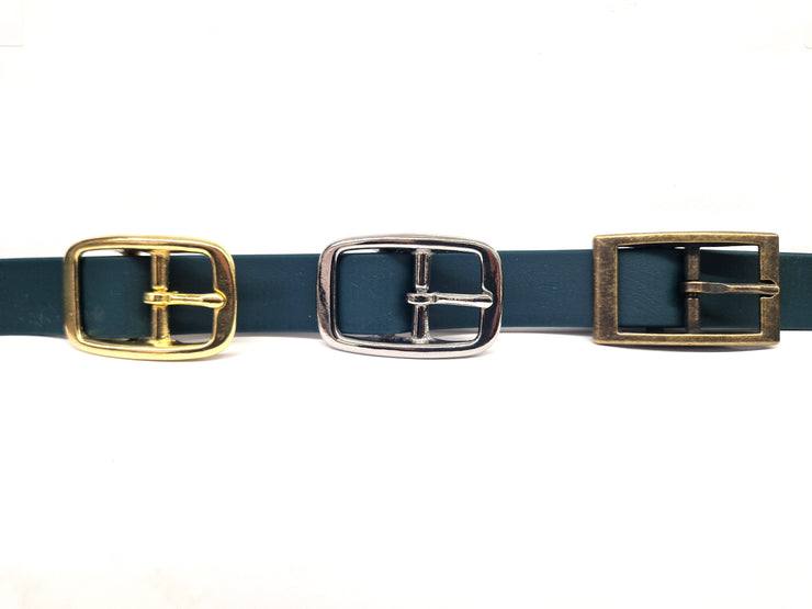 Dark Green Waterproof Biothane Buckle Dog Collar
