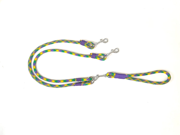 Handmade Rope Split / Double Dog Lead Donatello/collared creatures