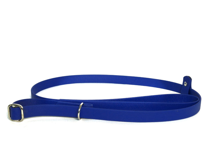 Electric Blue Waterproof Biothane Dog Slip Lead Handmade in Yorkshire