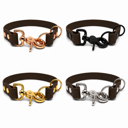 Dark Brown Waterproof Biothane Slip Dog Collar