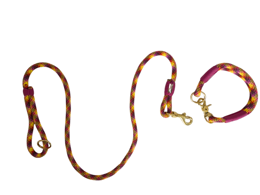 Feugo Handmade Rope Slip or Clip Lead /collared creatures