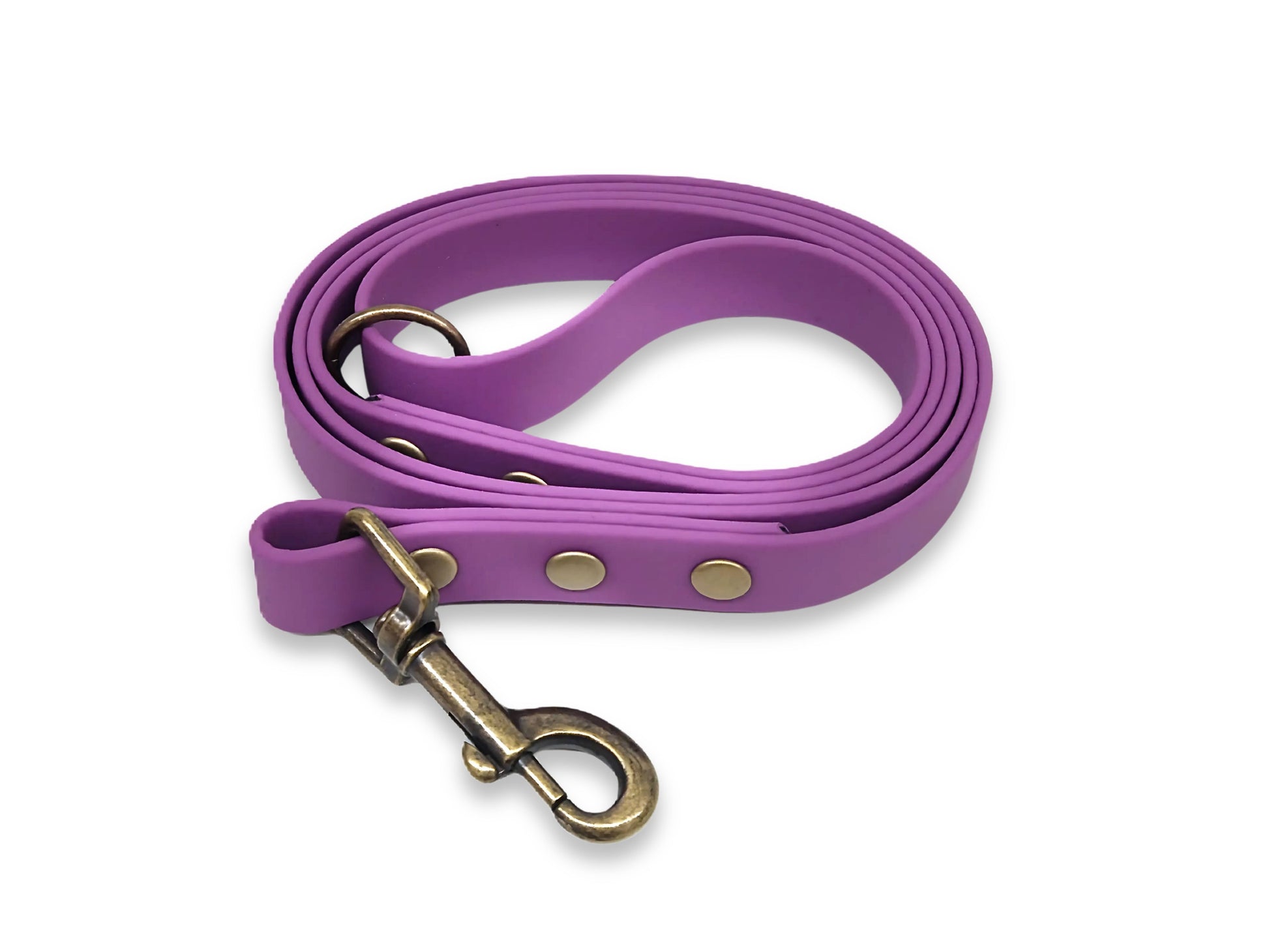 Grape Waterproof Biothane Dog Lead Handmade in Yorkshire