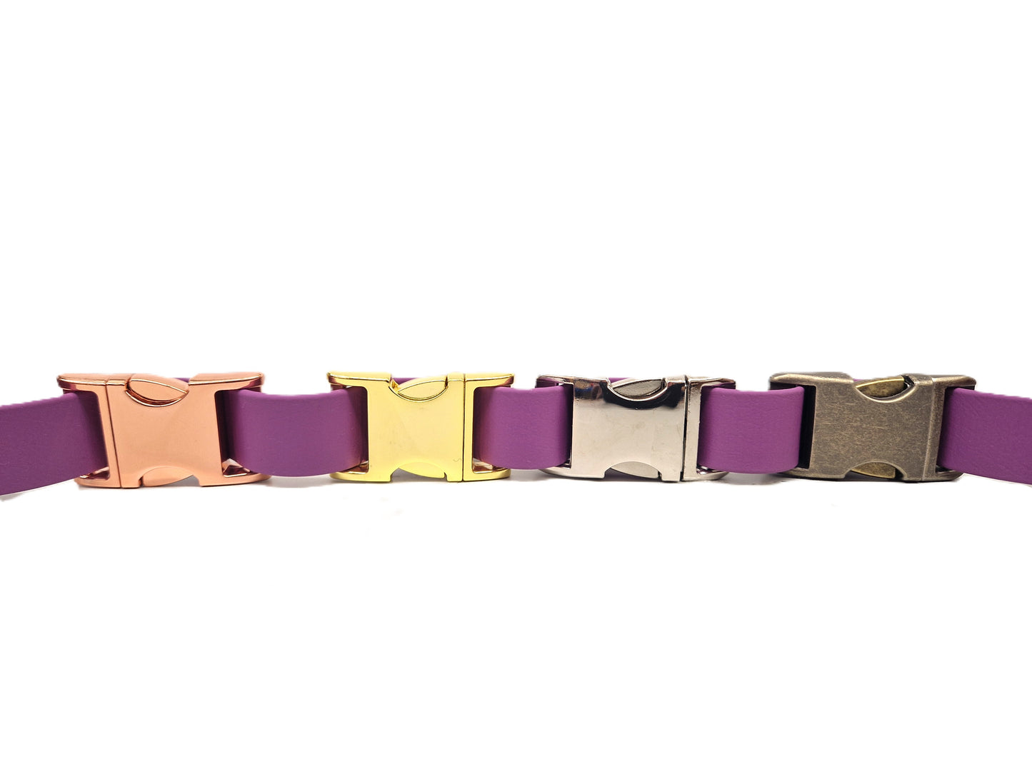 Grape Waterproof Biothane Metal Clasp Dog Collar