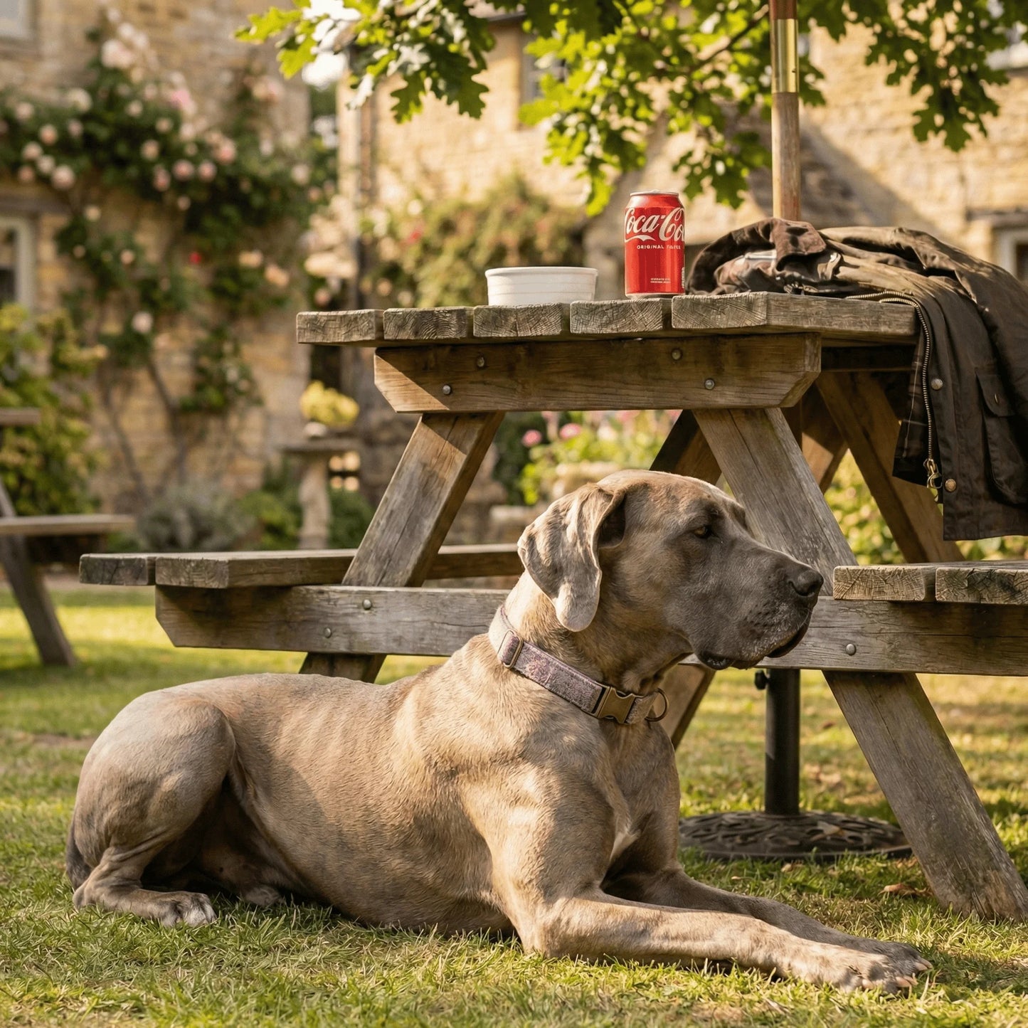 Abraham Moon Kincraig Heather Luxury Dog Collar