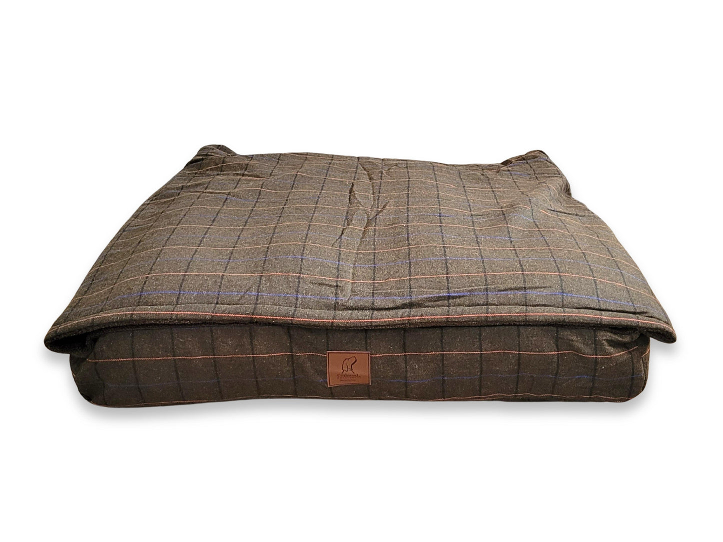 Green Tweed Luxury Dog Snuggle Bed - Snuggle Sack