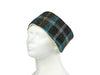 Grey & Blue Check Ladies Harris Tweed Headband