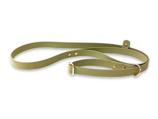 Guacamole waterproof Biothane dog slip lead, long-lasting and eco-friendly design