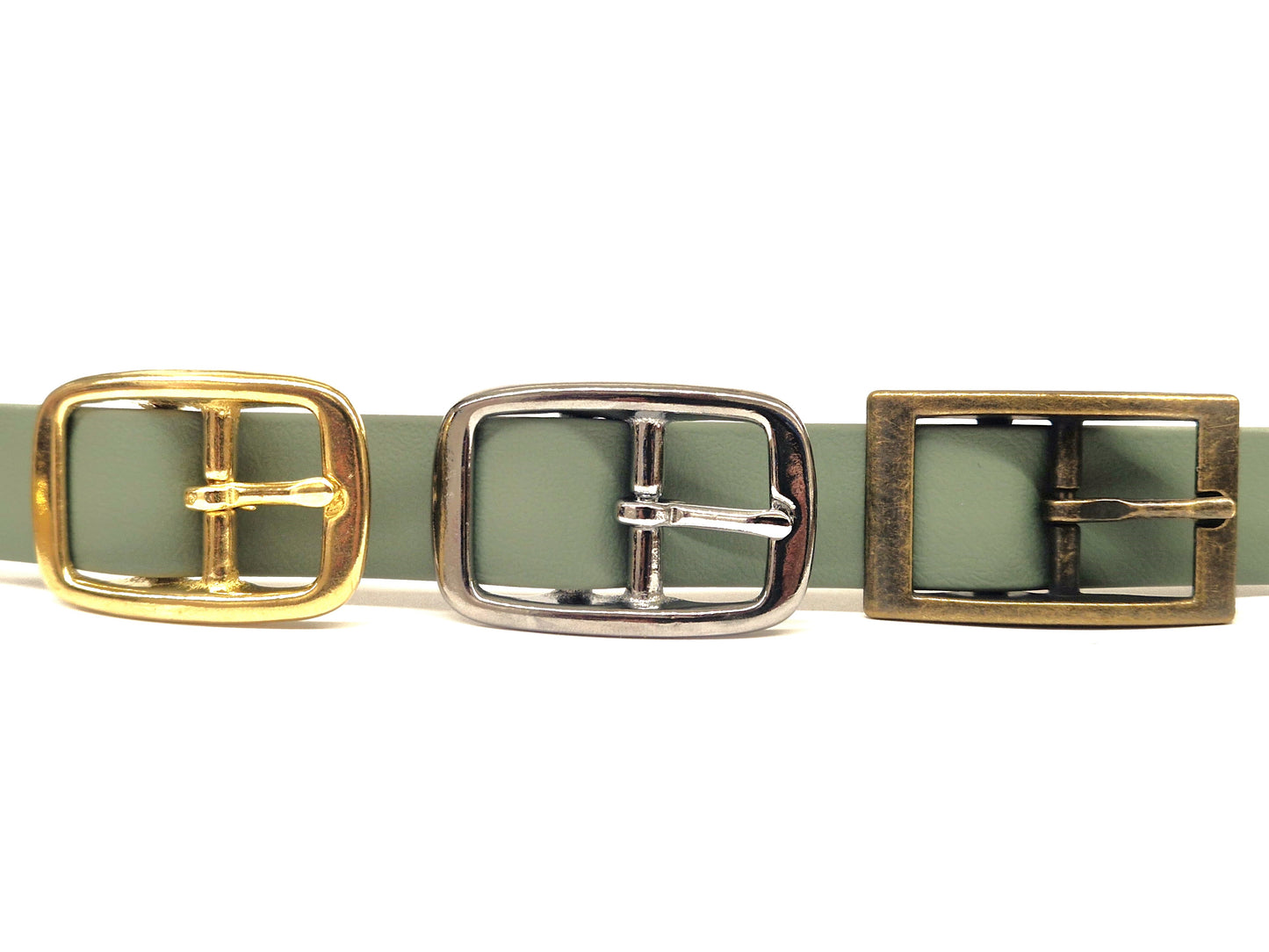 Guacamole Green Waterproof Biothane Buckle Dog Collar