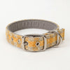 Sunflower Check - Buckle Fastening Luxury Harris Tweed Dog Collar