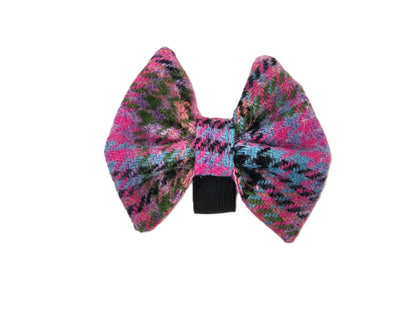 Kaleidoscope Houndstooth Tweed Luxury Dog Collar