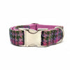 Kaleidoscope Houndstooth Tweed Luxury Dog Collar