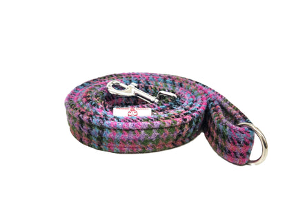 Kaleidoscope Houndstooth Luxury Tweed Dog Lead/collared creatures