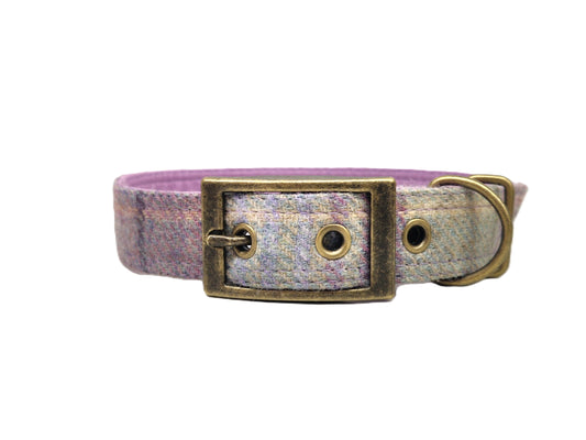 Collared Creatures&nbsp;Kincraig Heather- Buckle Fastening Abraham Moon Luxury Dog Collar