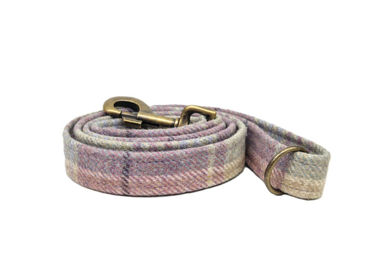 Abraham Moon Kincraig Heather Luxury Dog Lead