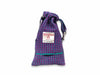 Magenta, Violet & Teal Houndstooth Treat Bag With Built-In Poop Bag Dispenser