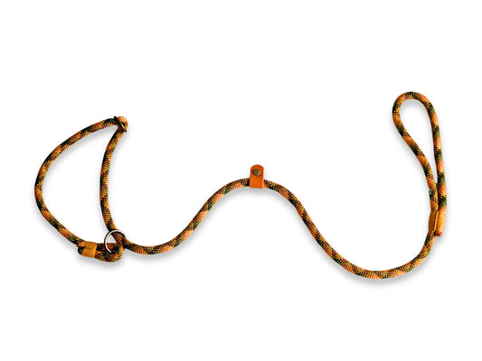 Maple Syrup Handmade Rope Slip or Clip Lead by collared creatures
