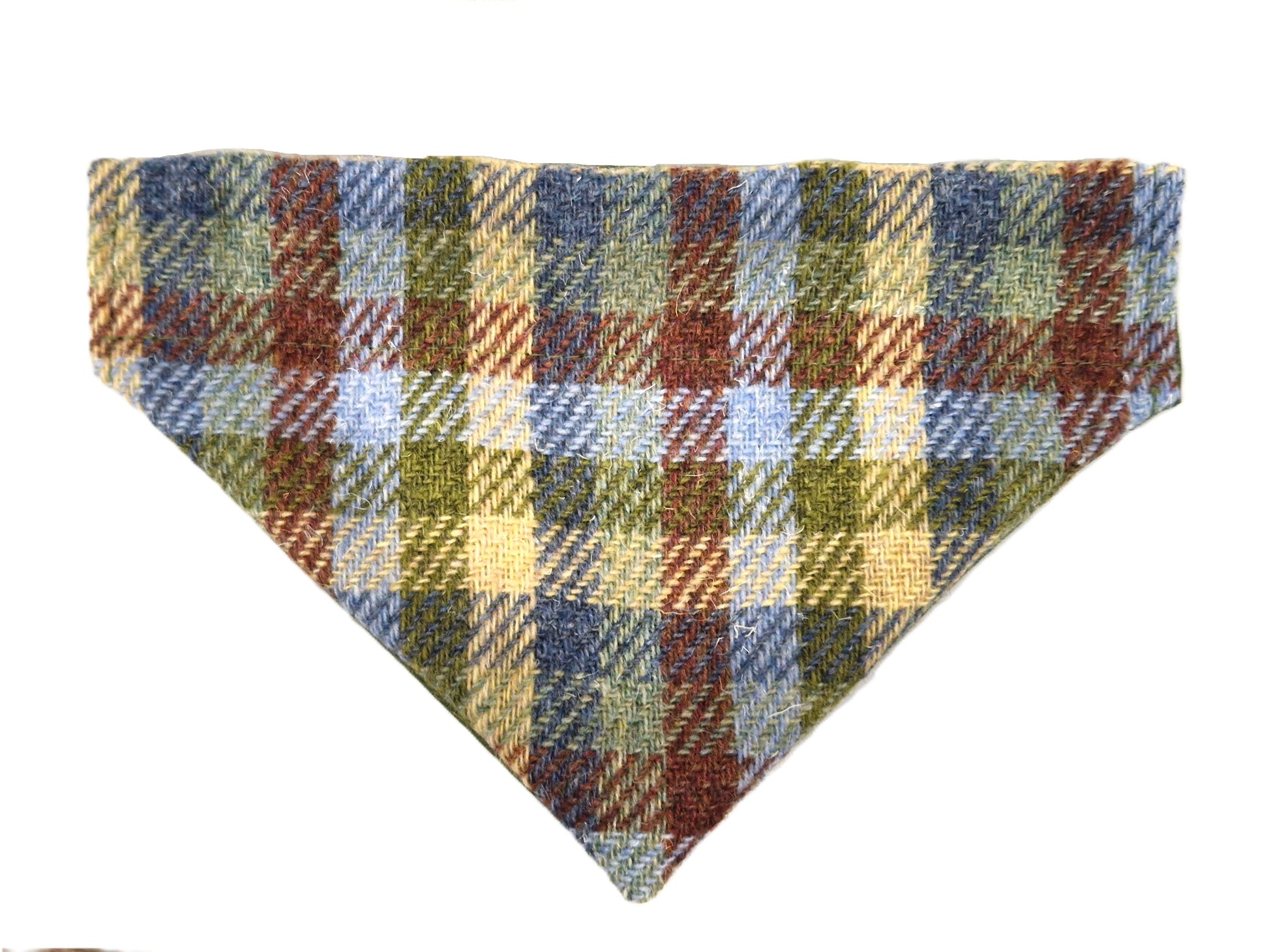 Moorland country  Check Luxury Tweed Dog Bandana/collared creatures