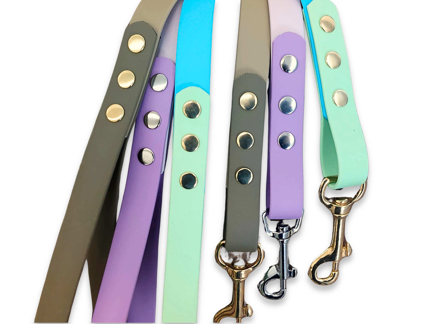 Bright Multicolour Dog Lead – Waterproof Biothane, Durable & UK Handmade