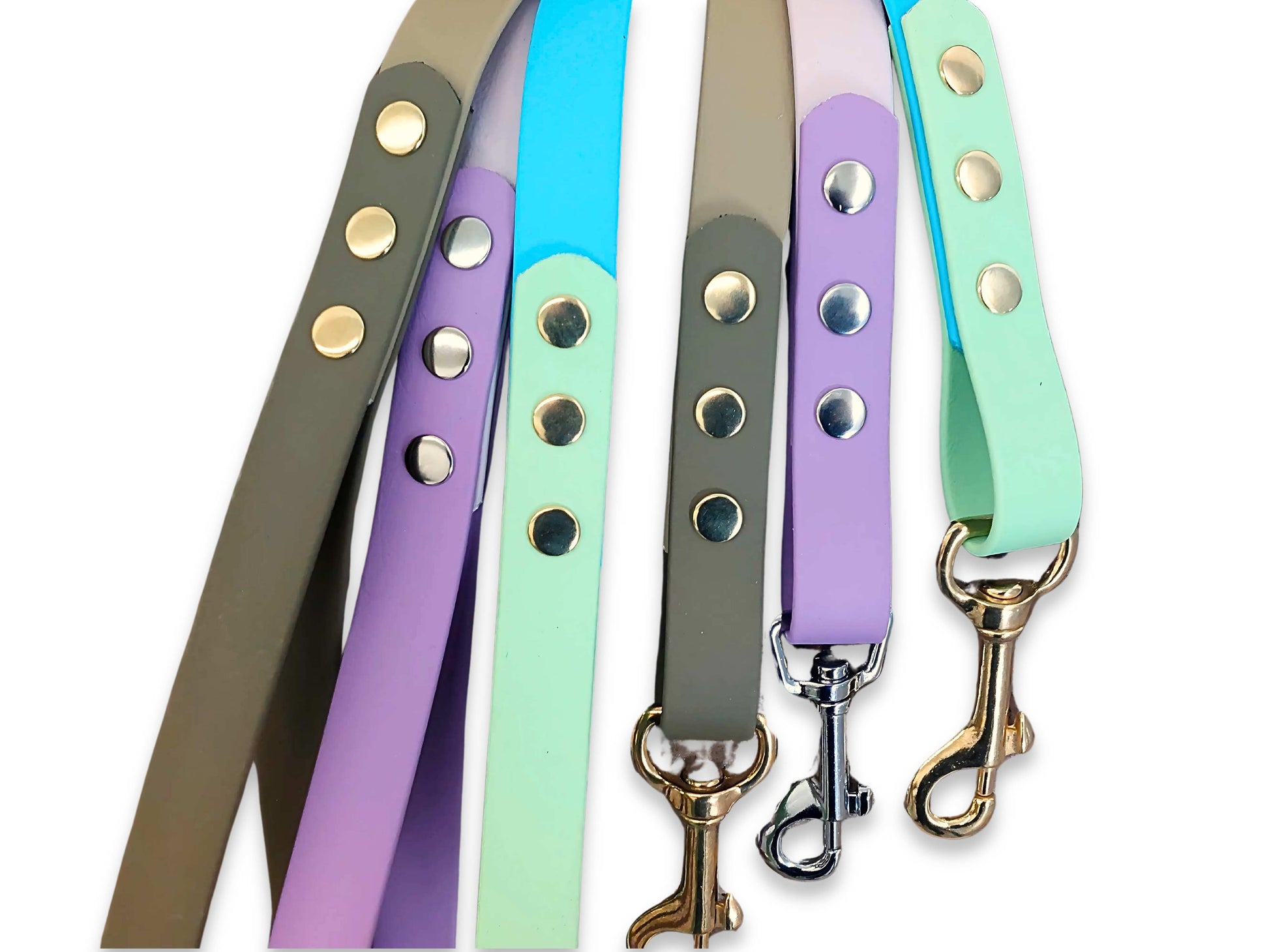 Bright Multicolour Dog Lead – Waterproof Biothane, Durable & UK Handmade