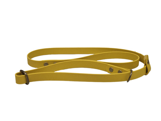 Mustard Waterproof Biothane Dog Slip Lead Handmade in Yorkshire
