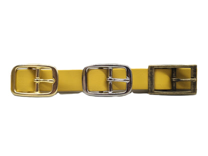 Mustard Waterproof Biothane Buckle Dog Collar