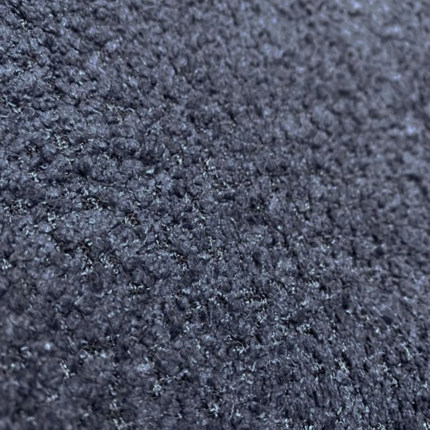 Close-up of dark blue textured fabric