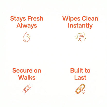 Neon Orange Waterproof Biothane Metal Clasp Dog Collar