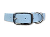 Pastel Blue Waterproof Biothane Buckle Dog Collar