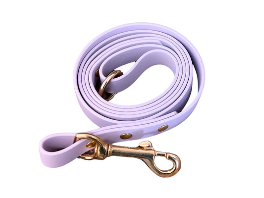 Pastel Pink Dog Clip Lead – Elegant Waterproof Biothane Leash for Walks