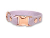 Pastel Pink Small Breed Waterproof Biothane Dog Collar 21cm to 28cm Neck