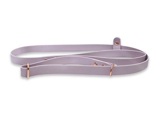 Pastel Pink waterproof Biothane dog slip lead with soft grip and wipe-clean surface