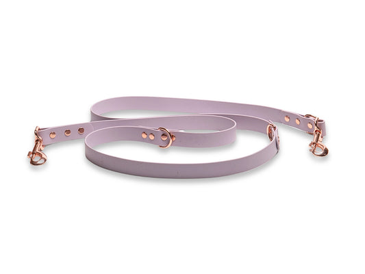 Pastel Pink Dog Training Lead – Adjustable Waterproof Lead for Obedience