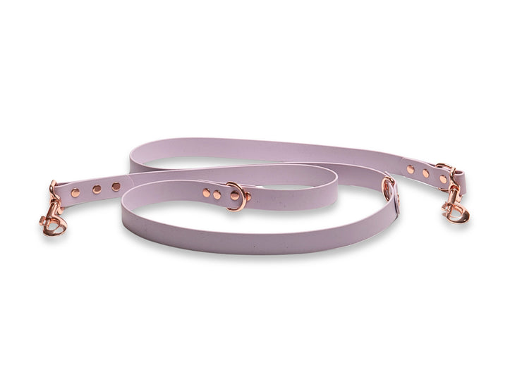 Pastel Pink Dog Training Lead – Adjustable Waterproof Lead for Obedience
