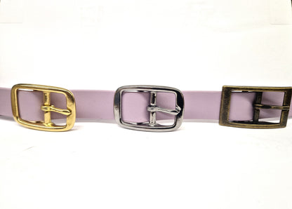 Pastel Pink Waterproof Biothane Buckle Dog Collar