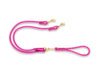 Neon Pink Handmade Rope Split - Double Dog Lead