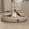 Beige Classic Comfort Cocoon Dog Bed (cushion base)
