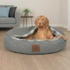 Grey Classic Comfort Cocoon Dog Bed (cushion base)