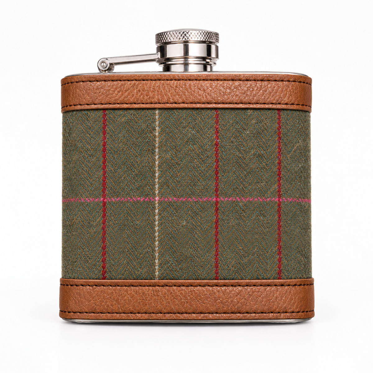 Abraham Moon Rosa Myrtle Wool Hip Flask Gift Set