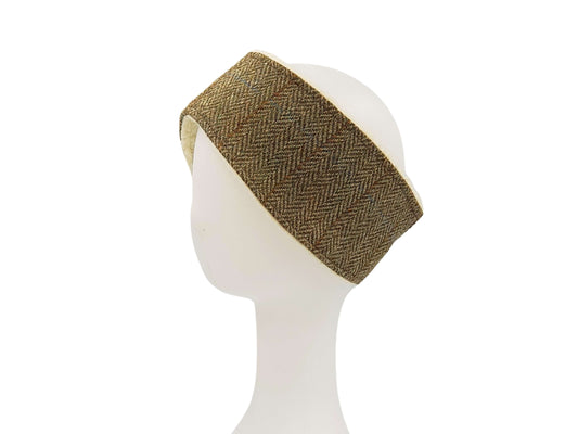 Traditional herringbone Harris Tweed headband