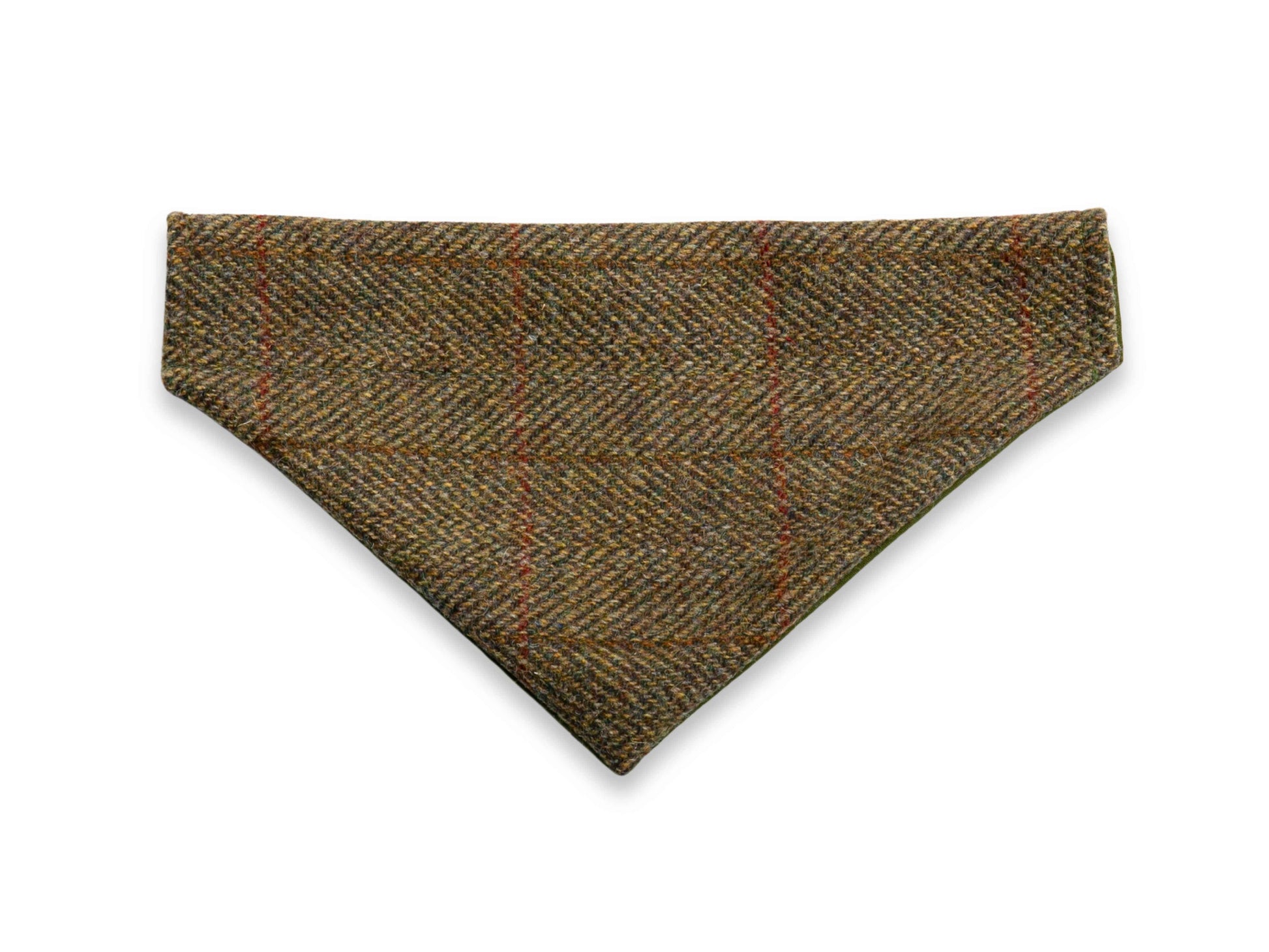 Traditional herringbone Harris Tweed dog bandana