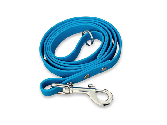 Turquoise Biothane Dog Lead – Waterproof, Durable & Handmade in the UK