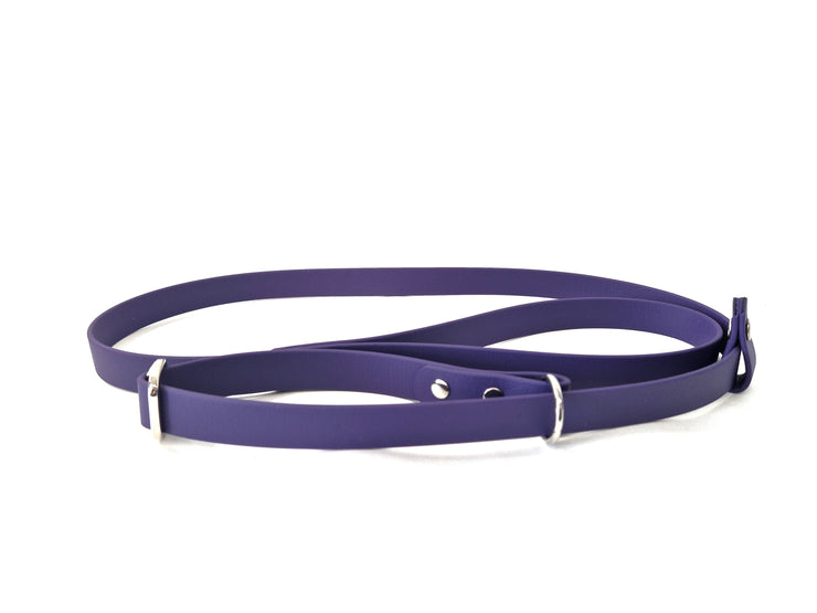 Violet Waterproof Biothane Dog Slip Lead Handmade in Yorkshire