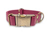 Wine Waterproof Biothane Metal Clasp Dog Collar