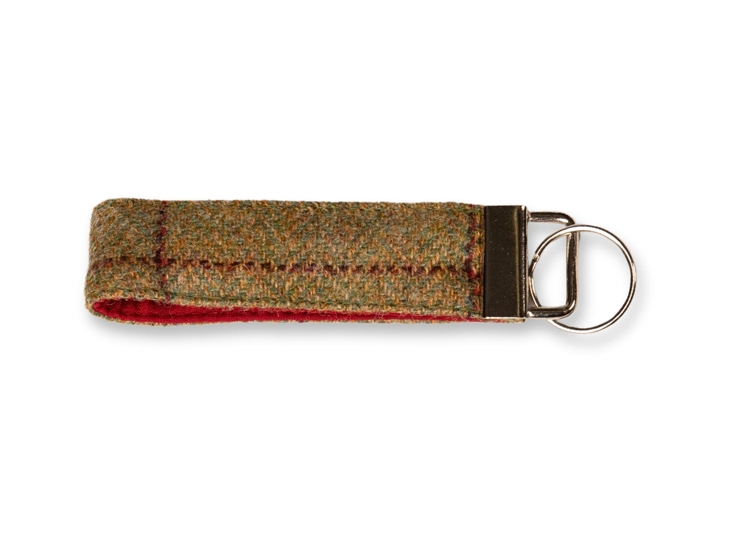 Yorkshire Tweed Harris Tweed keyring with metal fob