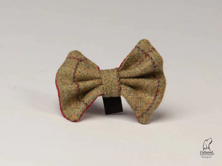 Collared Creatures Yorkshire Tweed Luxury Dog Bow Tie